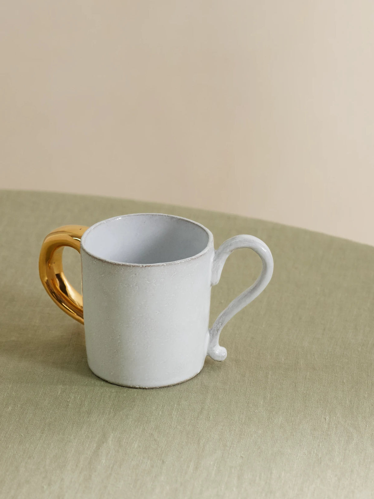+ Sacai Gold-plated Ceramic Coffee Cup
