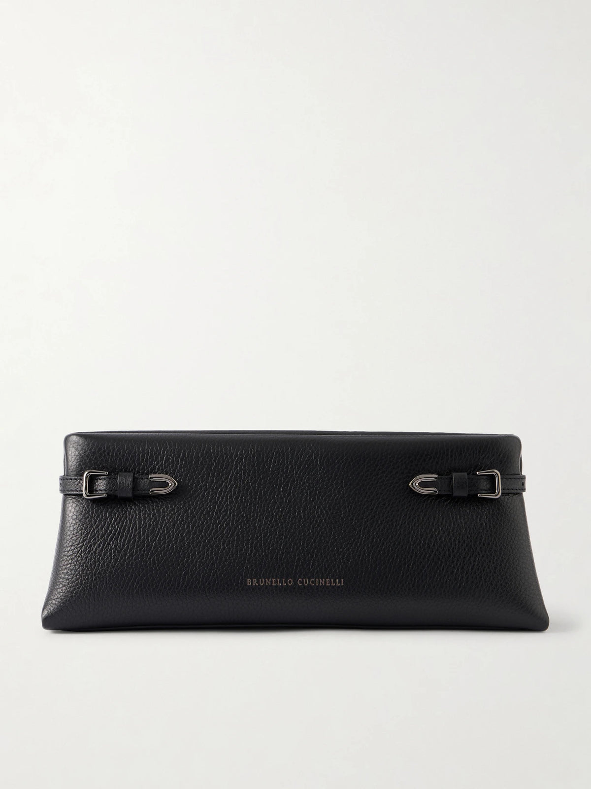 Textured-leather Clutch