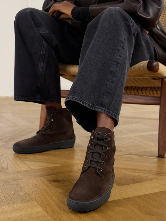 Tod's Win Gomm 84l Suede Ankle Boots