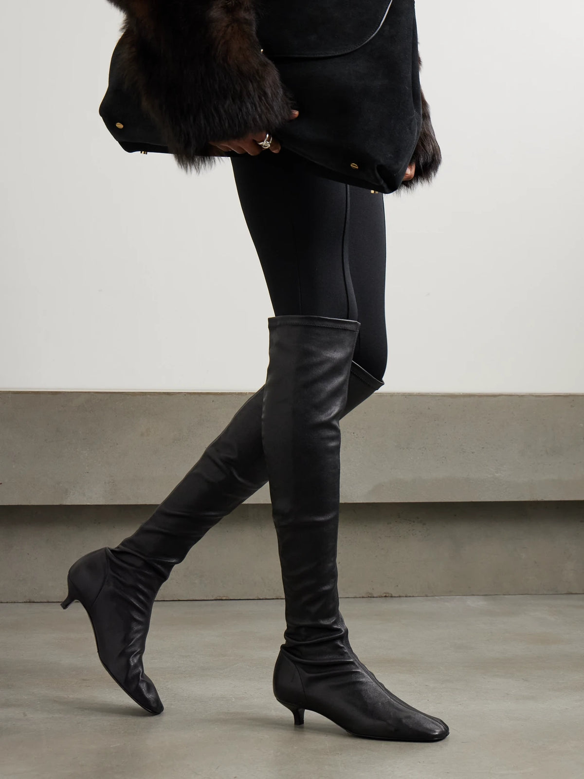 TOTEME Leather Knee Boots