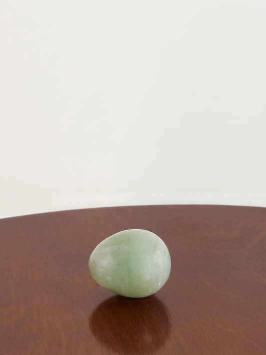 Egg Aventurine Paperweight