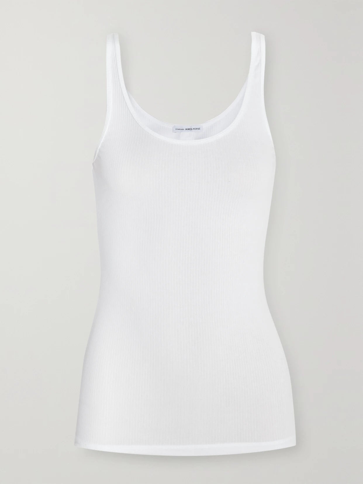 The Daily Ribbed Stretch-cotton Tank