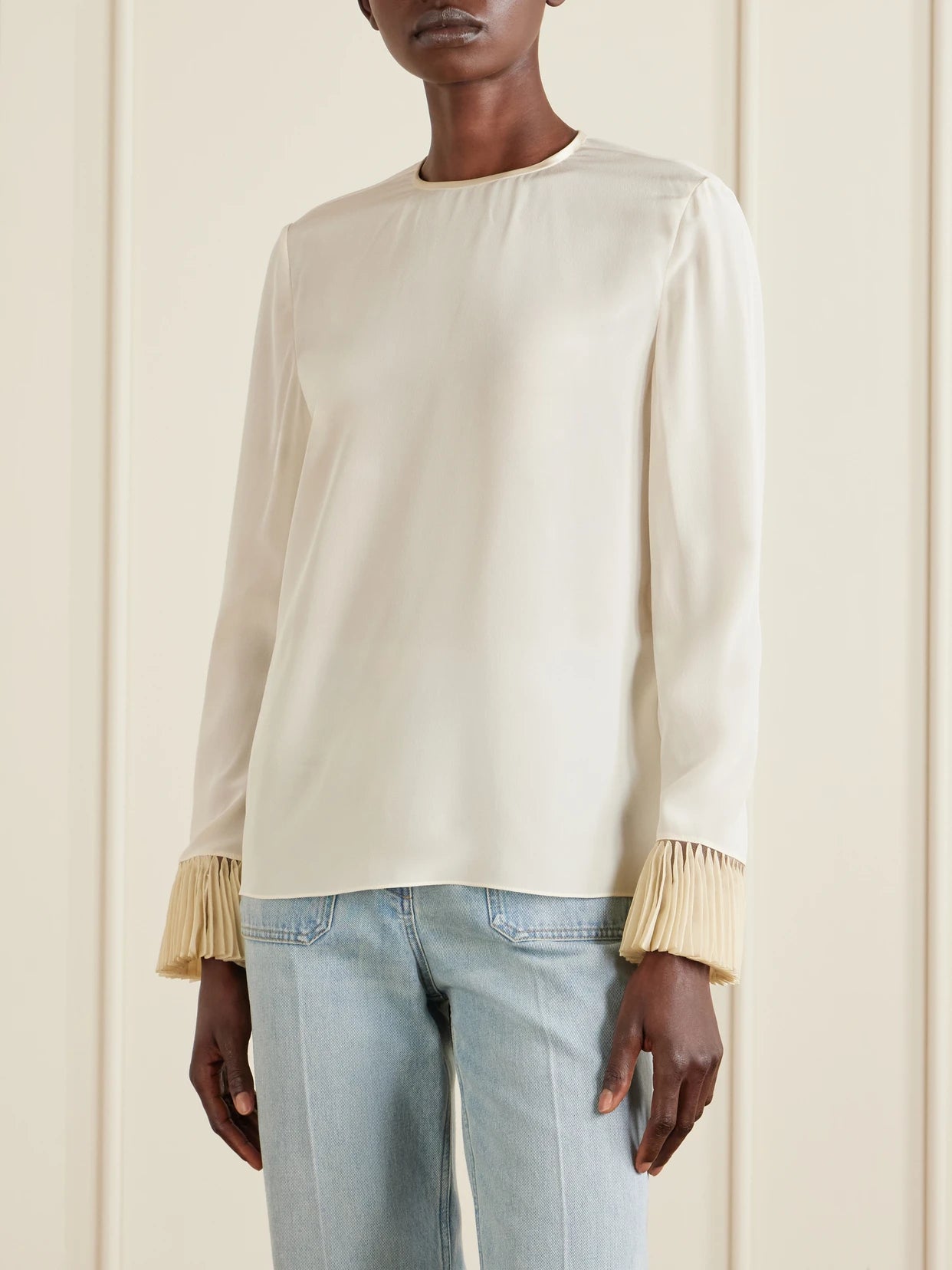 Silk Crepe De Chine Blouse