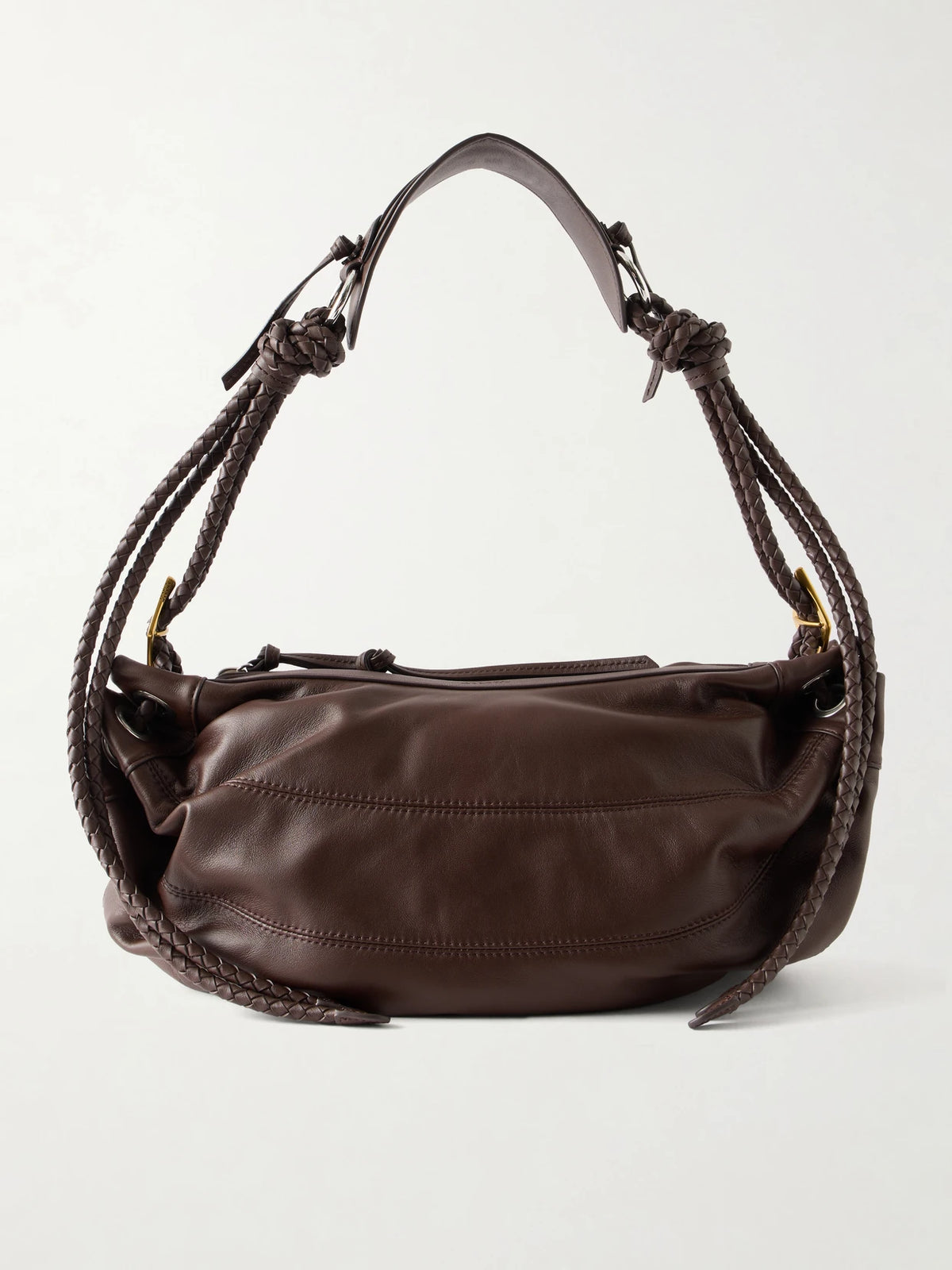 Maia Medium Braided Leather Shoulder Bag