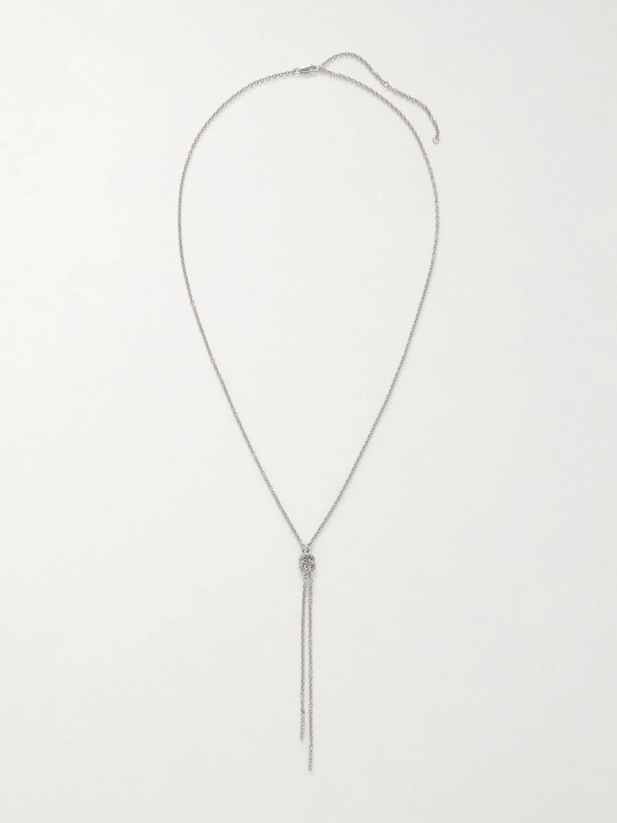 Rhodium-plated Necklace