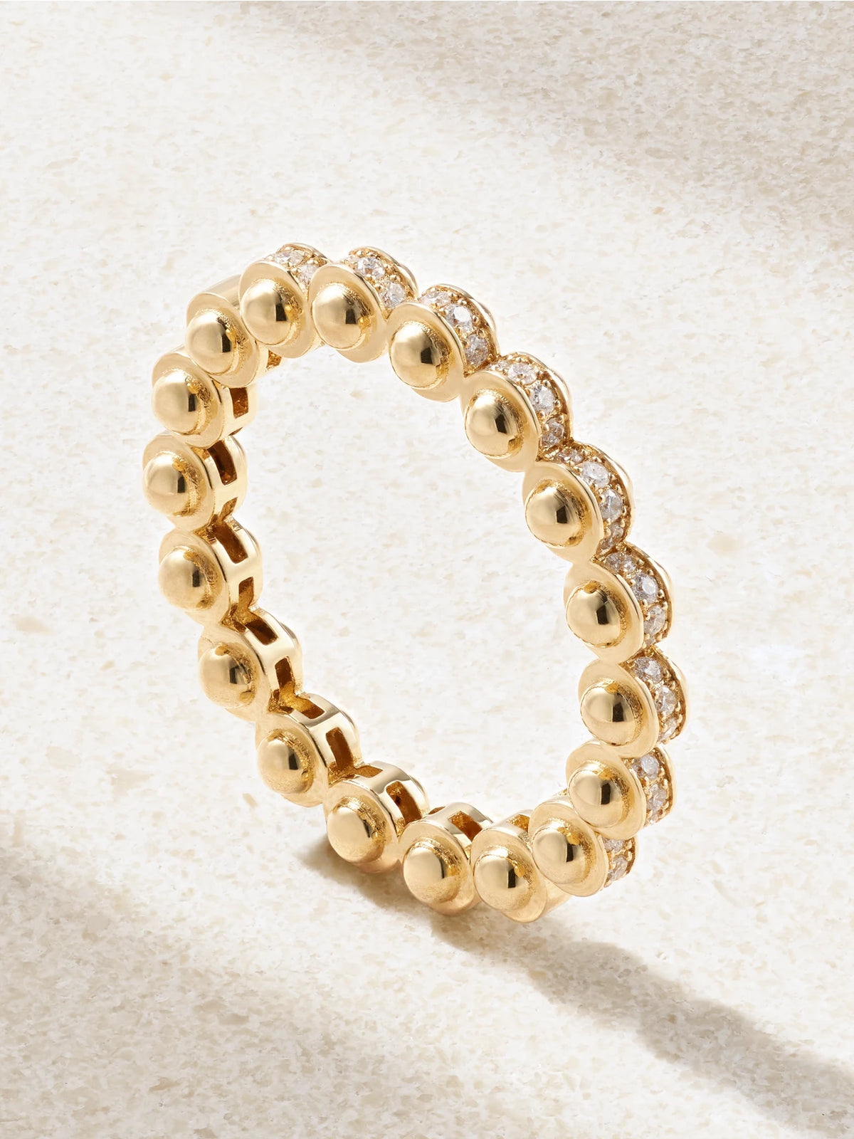 The Atom 18-karat Gold Diamond Ring