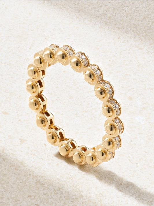 The Atom 18-karat Gold Diamond Ring