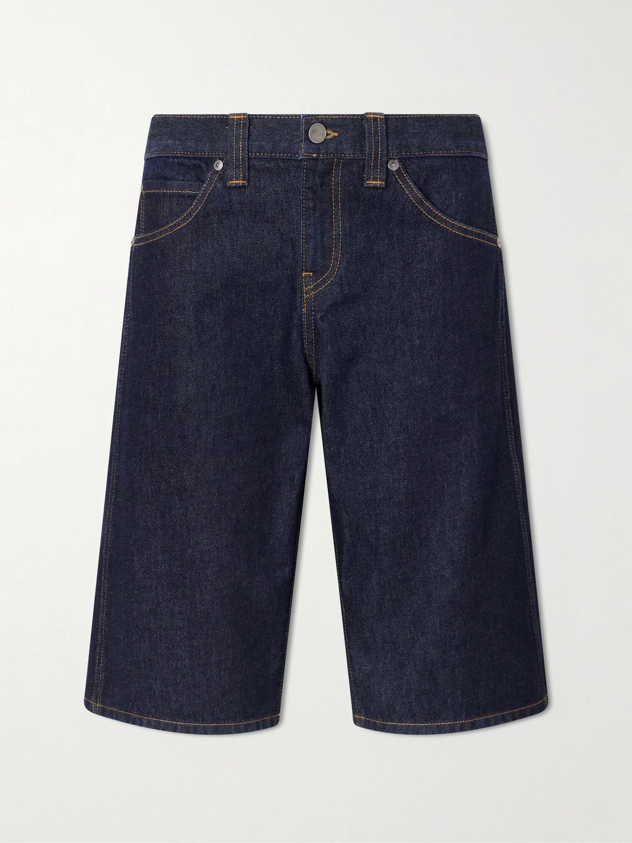 Kinga Mid-rise Straight-leg Shorts
