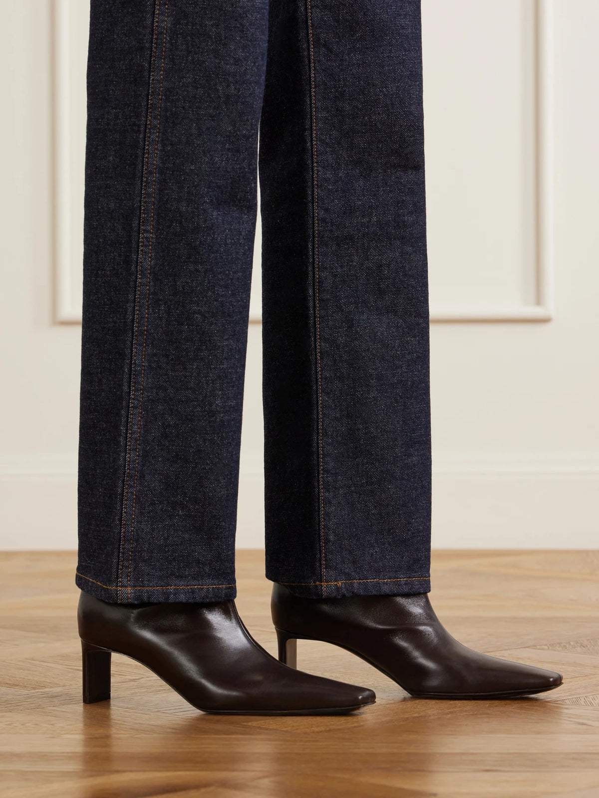 Ona Leather Ankle Boots