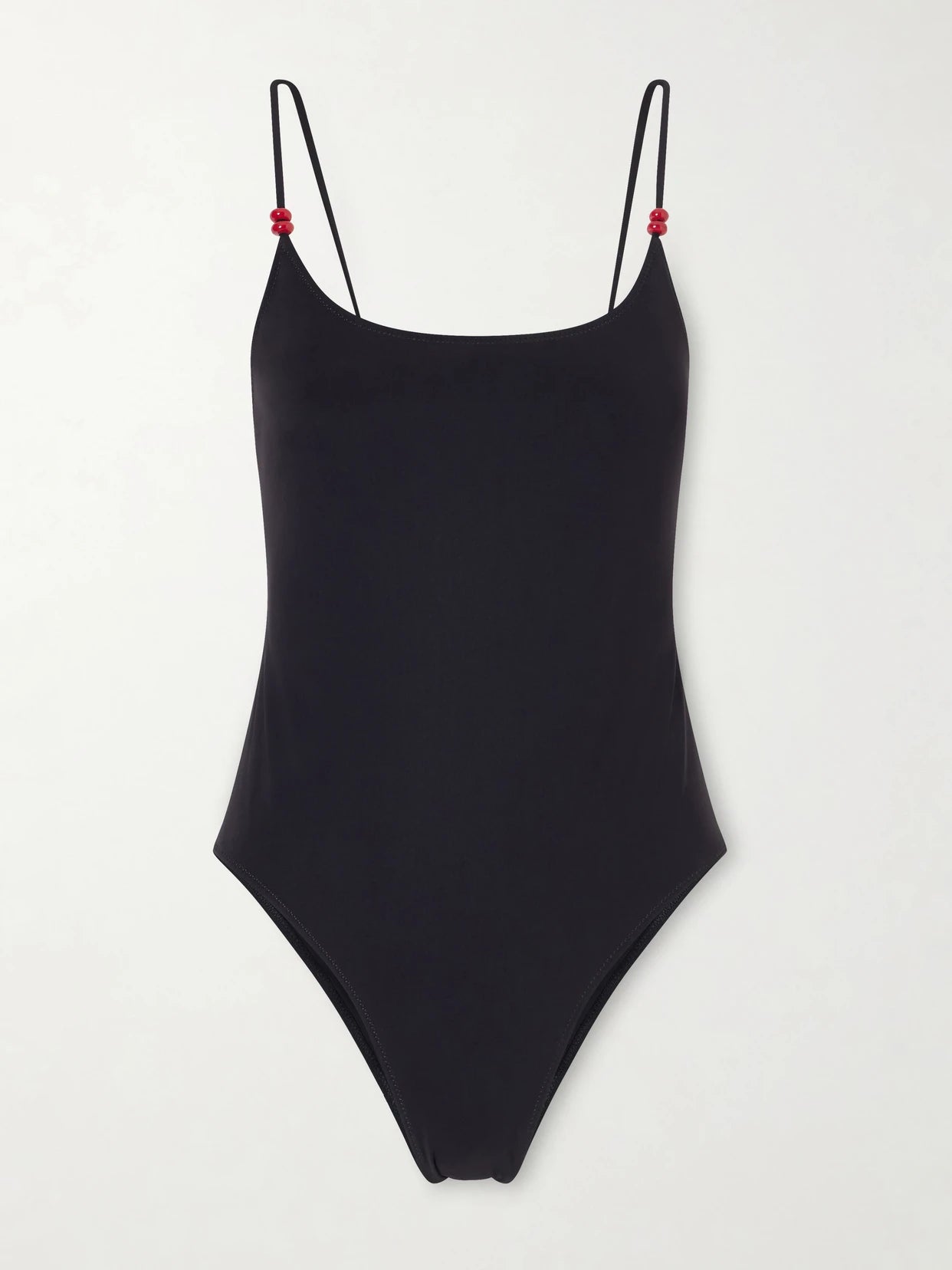 Image of Swimwear. Product name - Ventiquattro Embellished One-piece in Black colour by brand - Lido