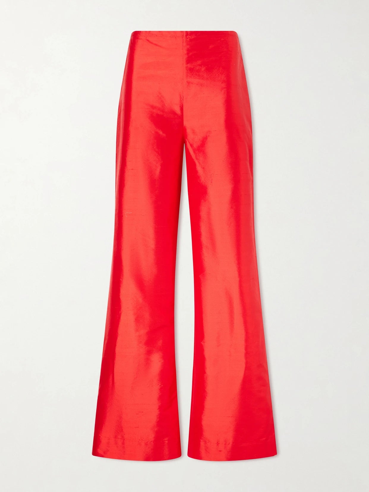 Stroll Silk-dupioni Wide-leg Pants