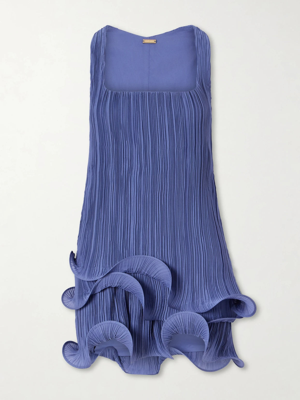Cult Gaia Marsa Plissé-chiffon Mini Dress
