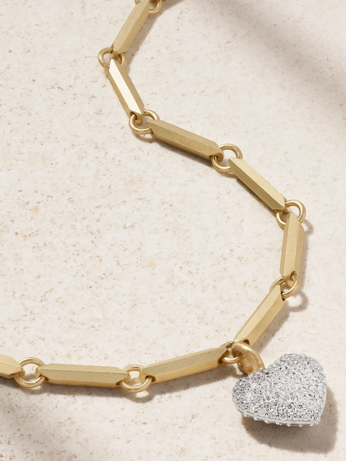 18-karat Yellow And White Gold Diamond Necklace