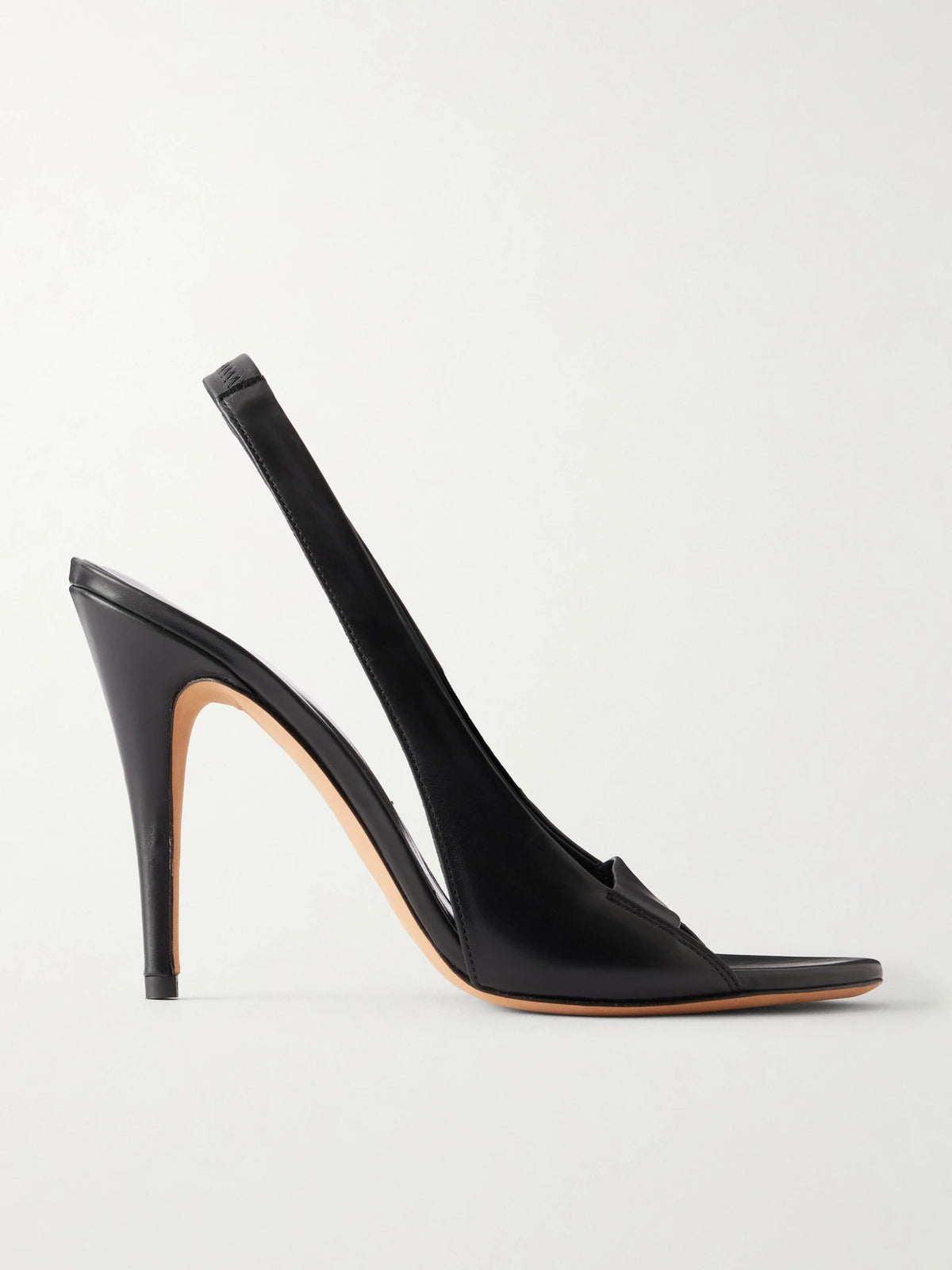 JUDE Ibis 120 Leather Slingback Pumps