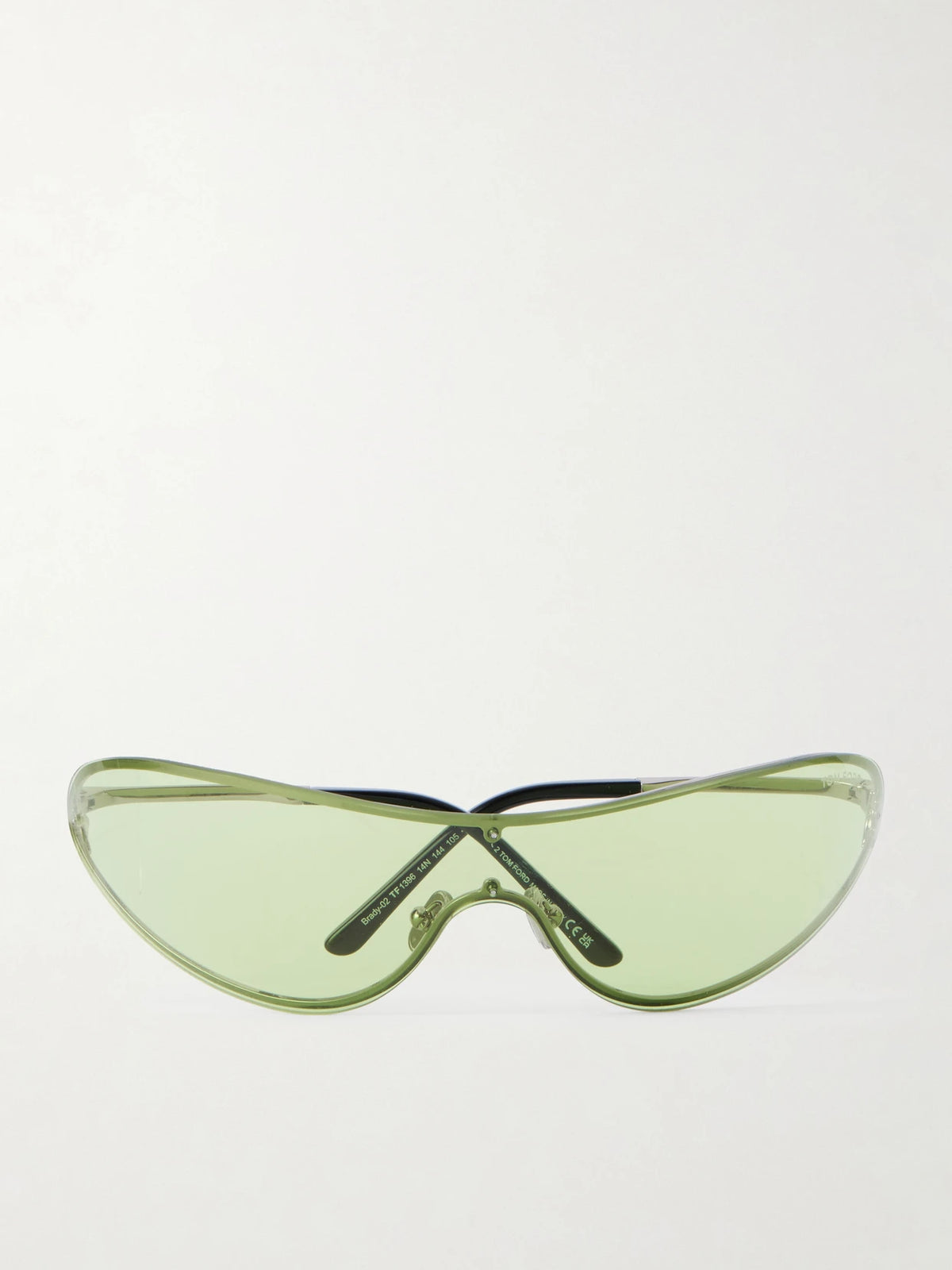 Brady-02 D-frame Silver-tone Sunglasses