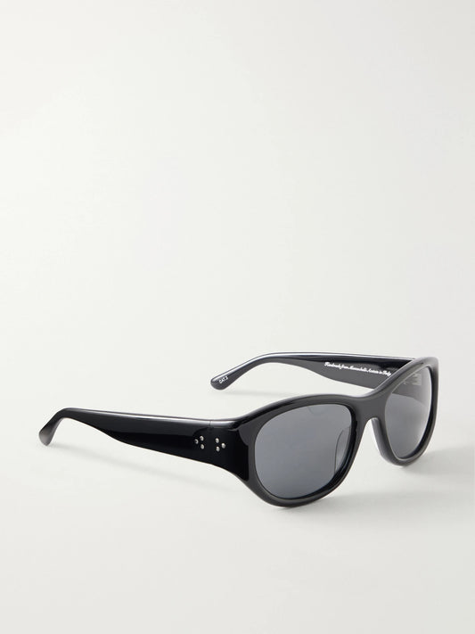 Lee Oval-frame Acetate Sunglasses
