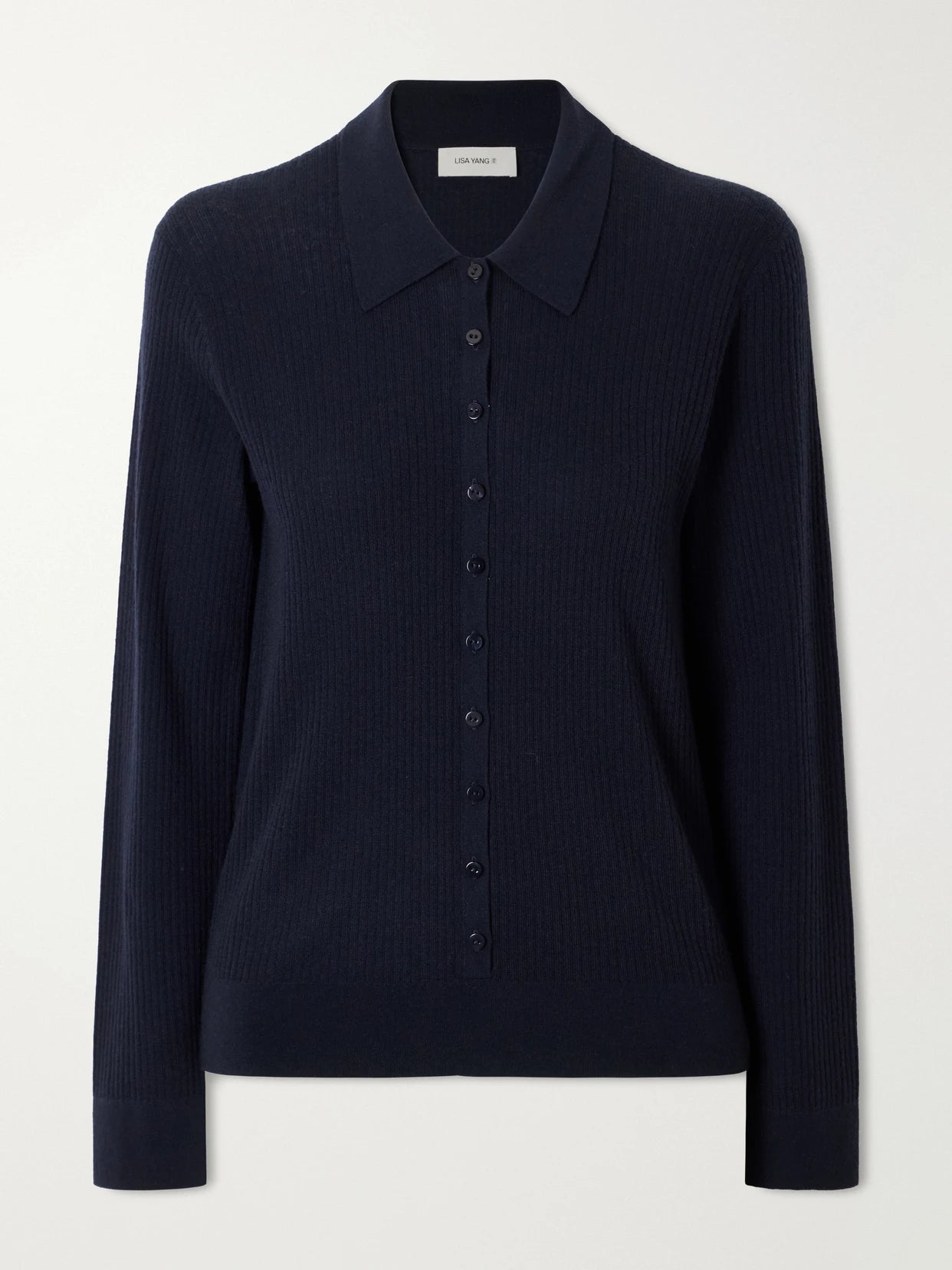 Agata Ribbed Cashmere Cardigan