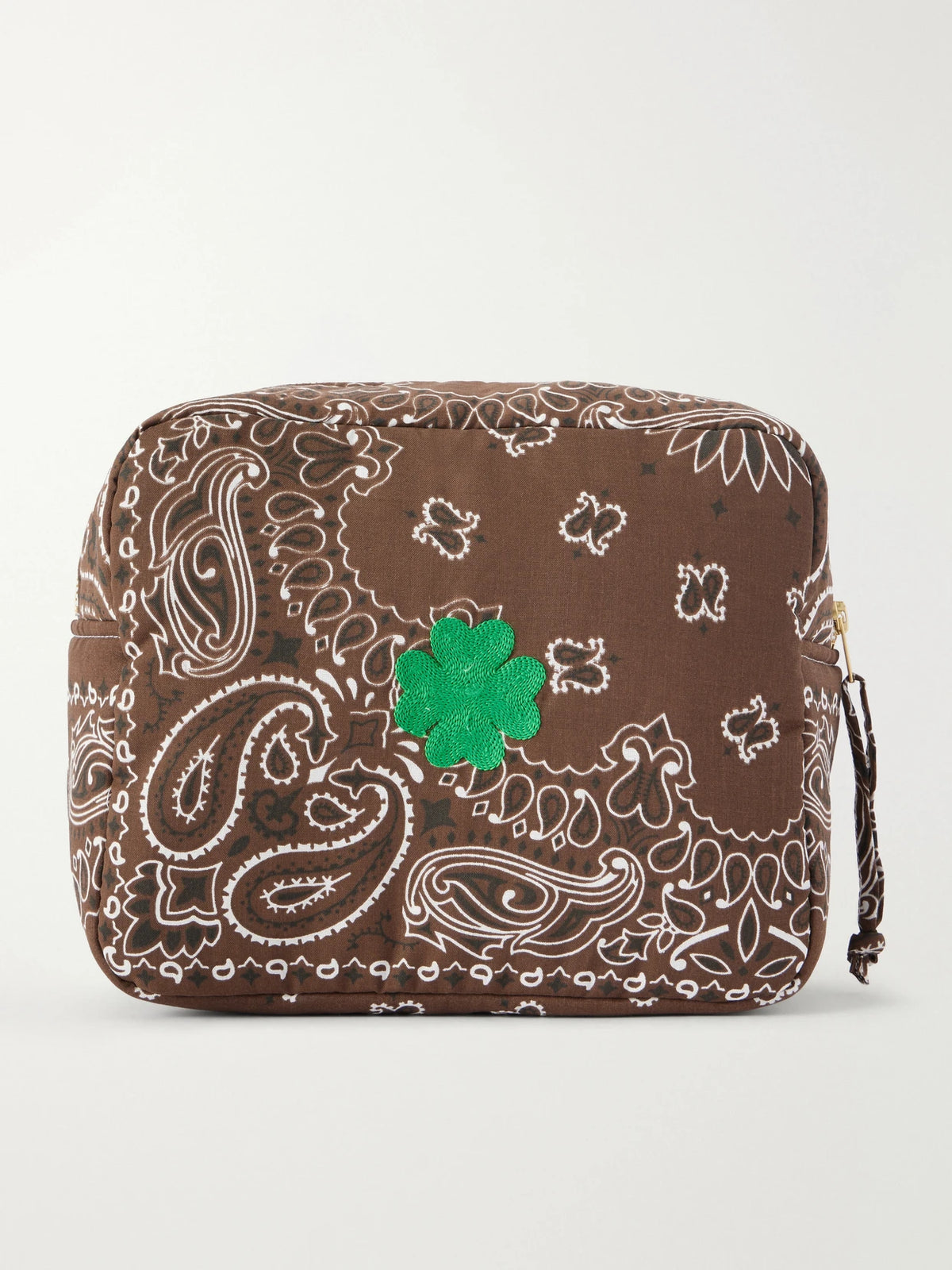 CALL IT BY YOUR NAME Clover Paisley-print Cotton-twill Pouch