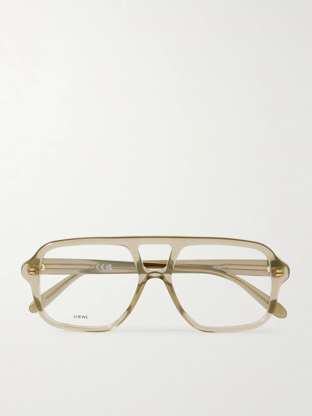Aviator-style Acetate Optical Glasses