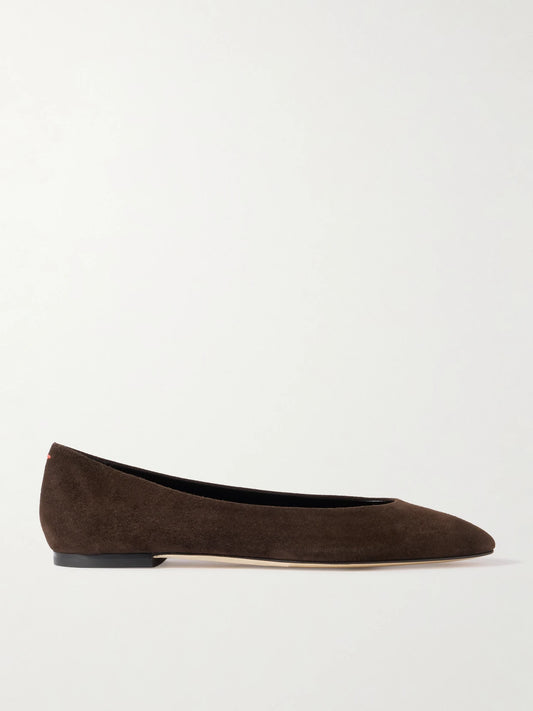 Ellie Suede Ballet Flats