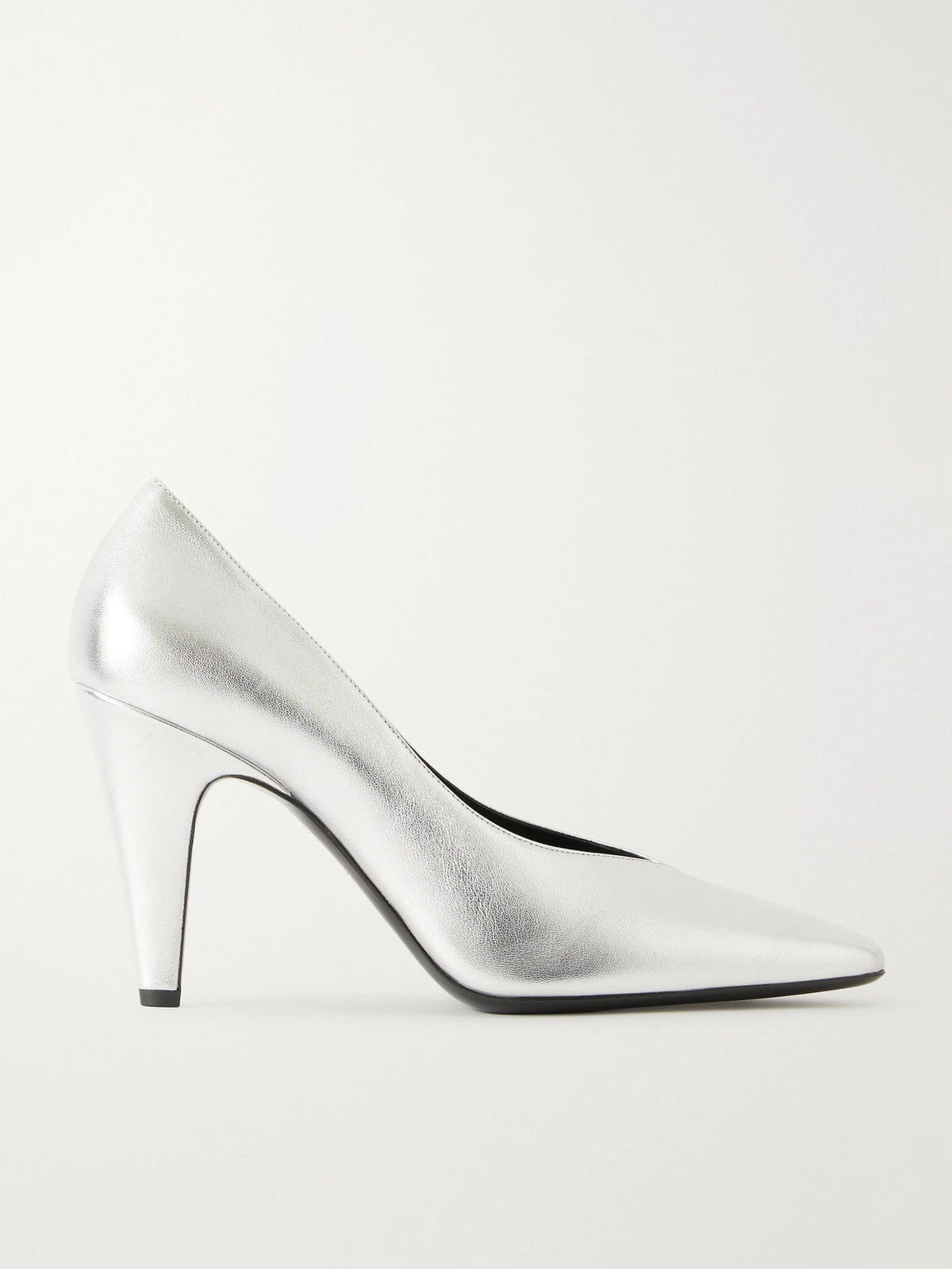 90 Metallic- Leather Pumps