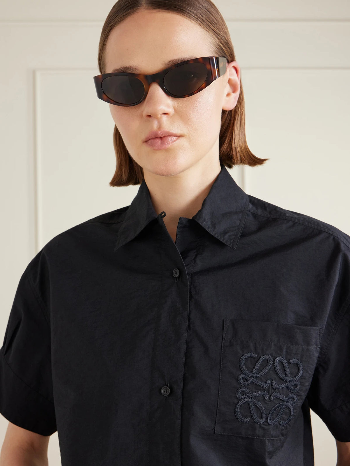 Image of Sunglasses. Product name - + Paula's Ibiza's Tortoiseshell Acetate Sunglasses in Multi colour by brand - Loewe
