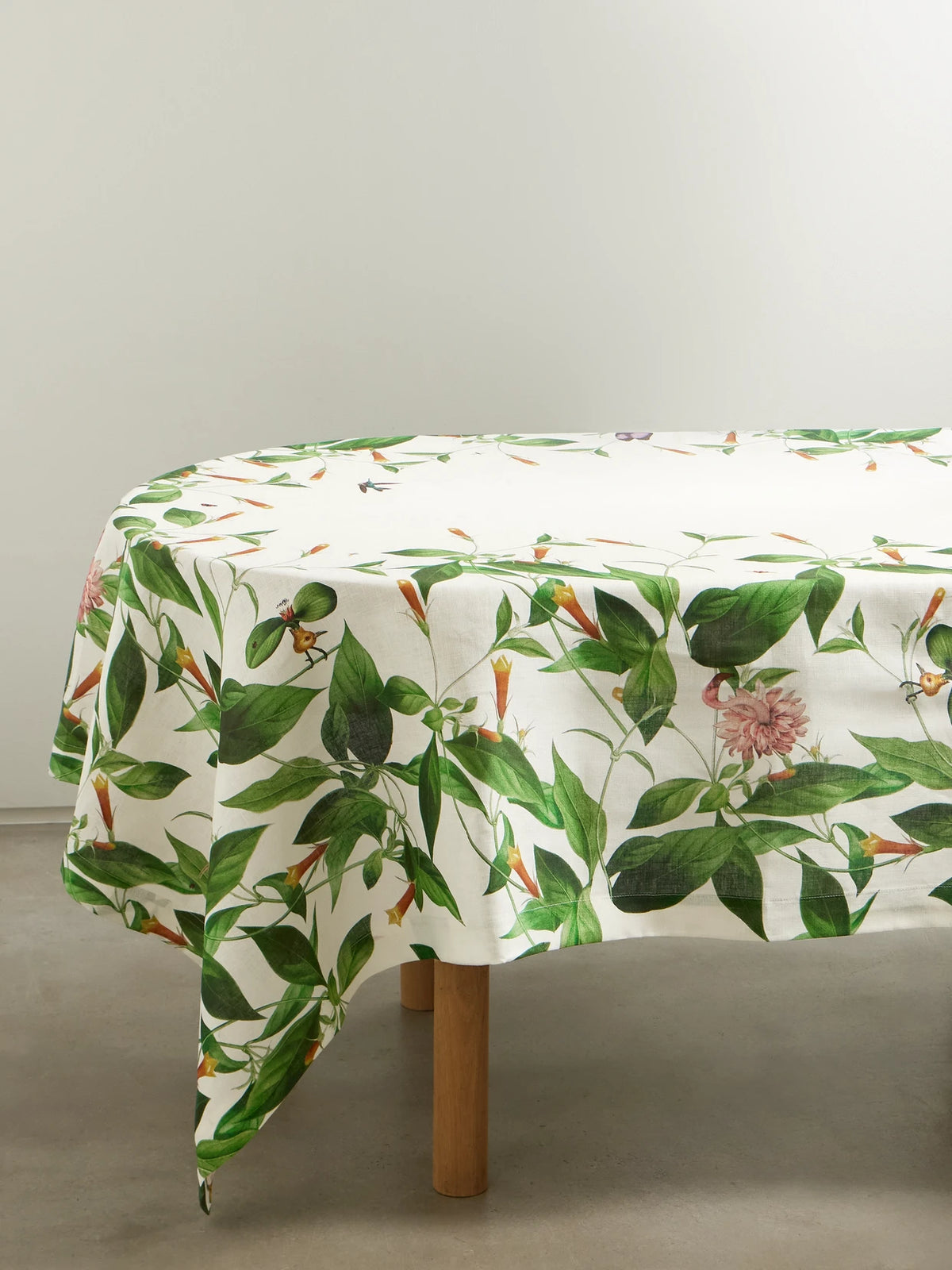 + Beto Val Large Printed Linen Tablecloth