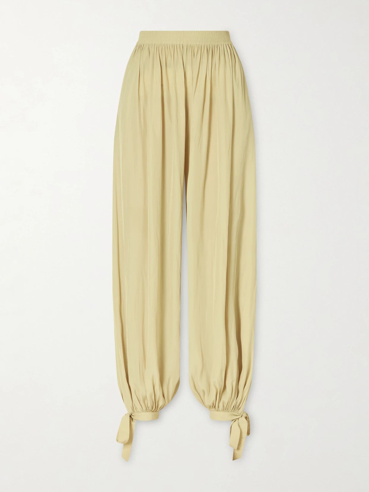 Satin Tapered Pants