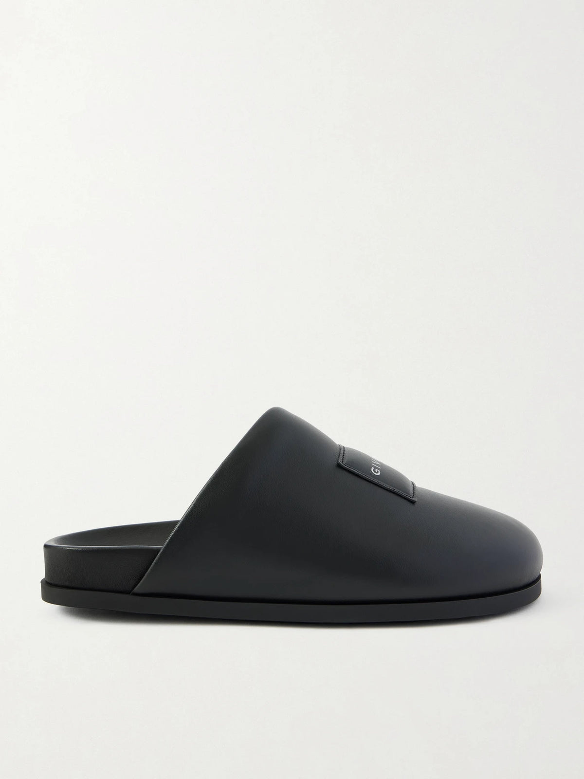 Puffy Leather Slip-ons