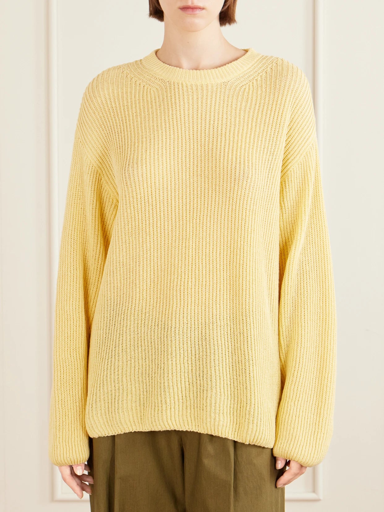 Cotton And Linen-blend Sweater
