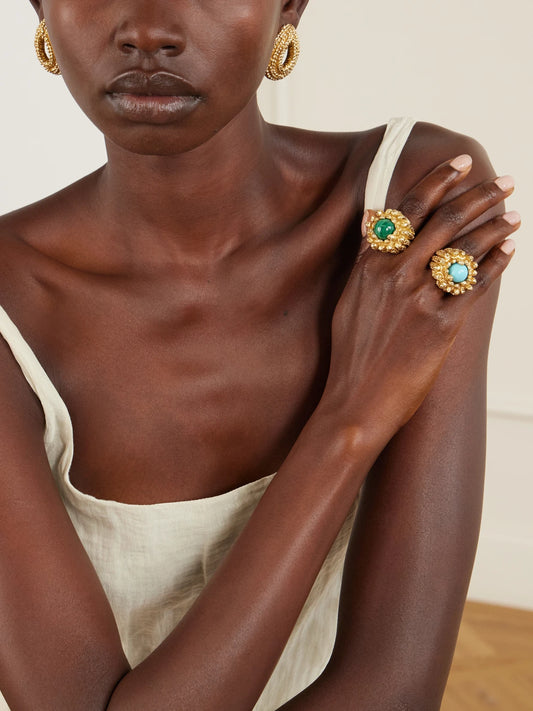 Paola Sighinolfi Loop Gold-plated Earrings