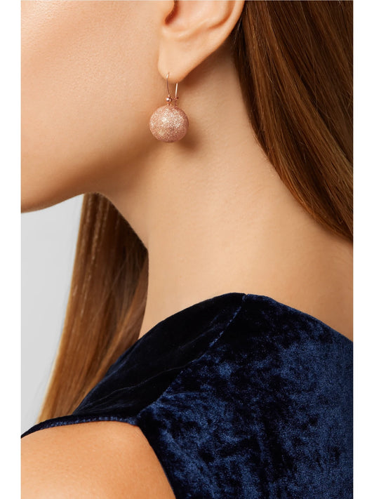 Image of Earrings. Product name - Mirador 18-karat Rose Gold Earrings in Multi colour by brand - Carolina Bucci