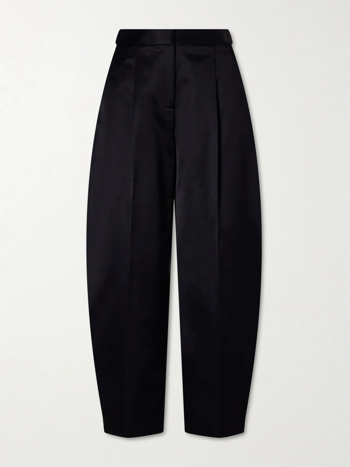 Pleated Cotton-blend Tapered Pants