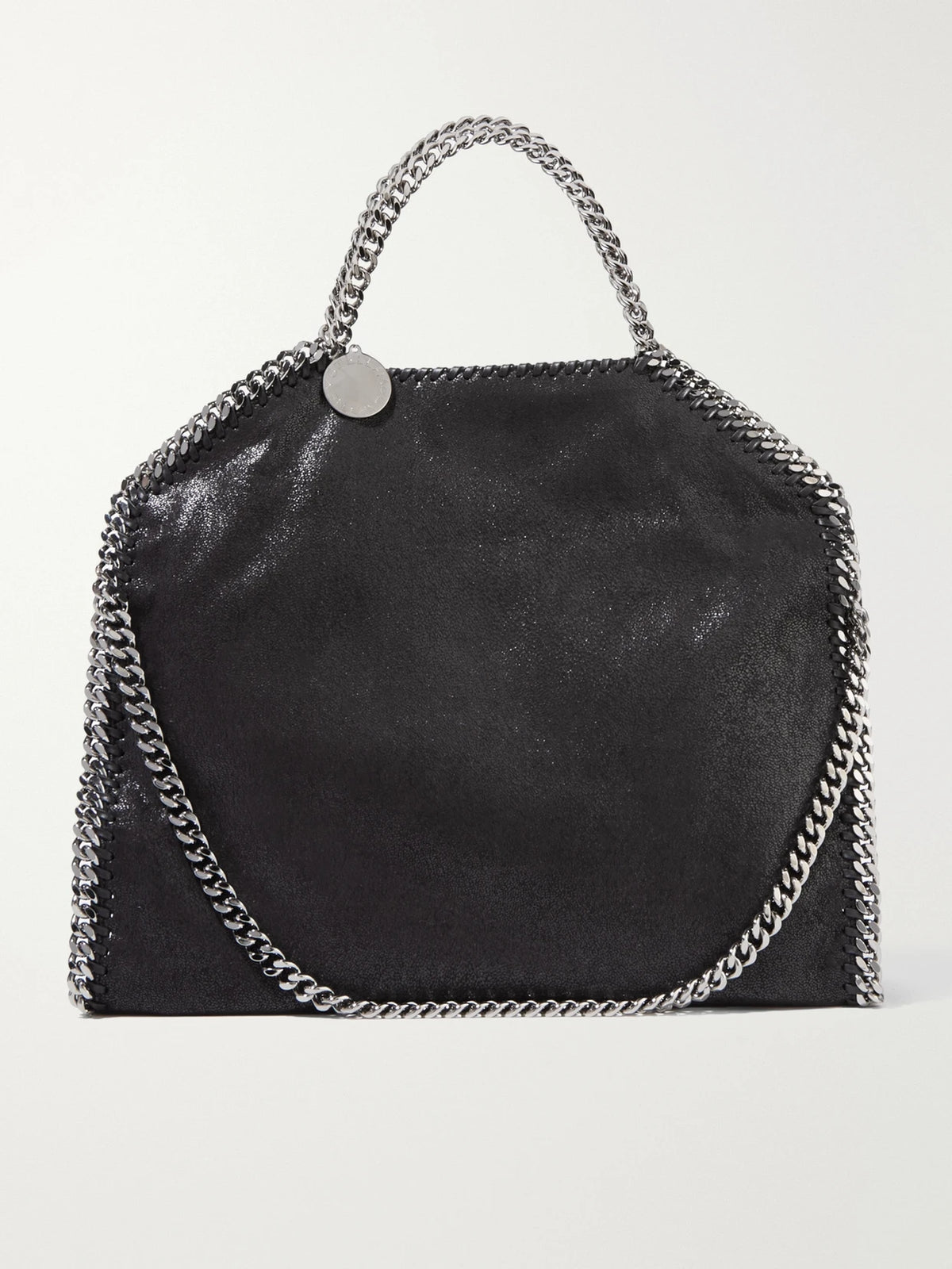 The Falabella Medium Faux Brushed-leather Shoulder Bag