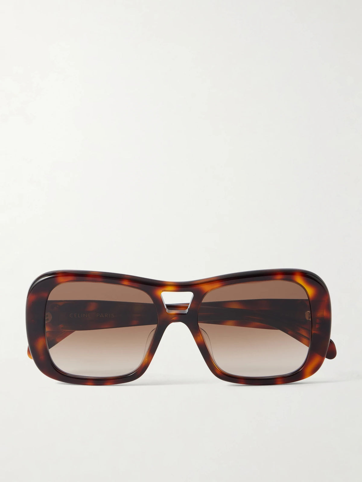 CELINE Eyewear Aviator-style Tortoiseshell Acetate Sunglasses