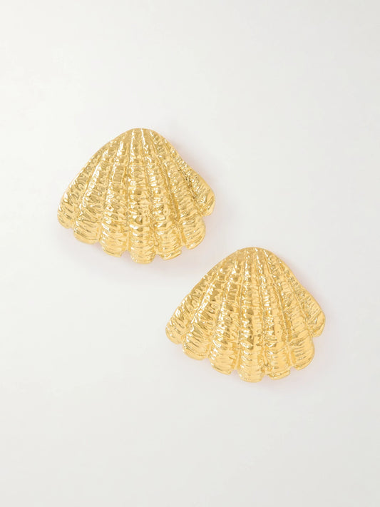 Whisper Of The Wind Gold-plated Earrings