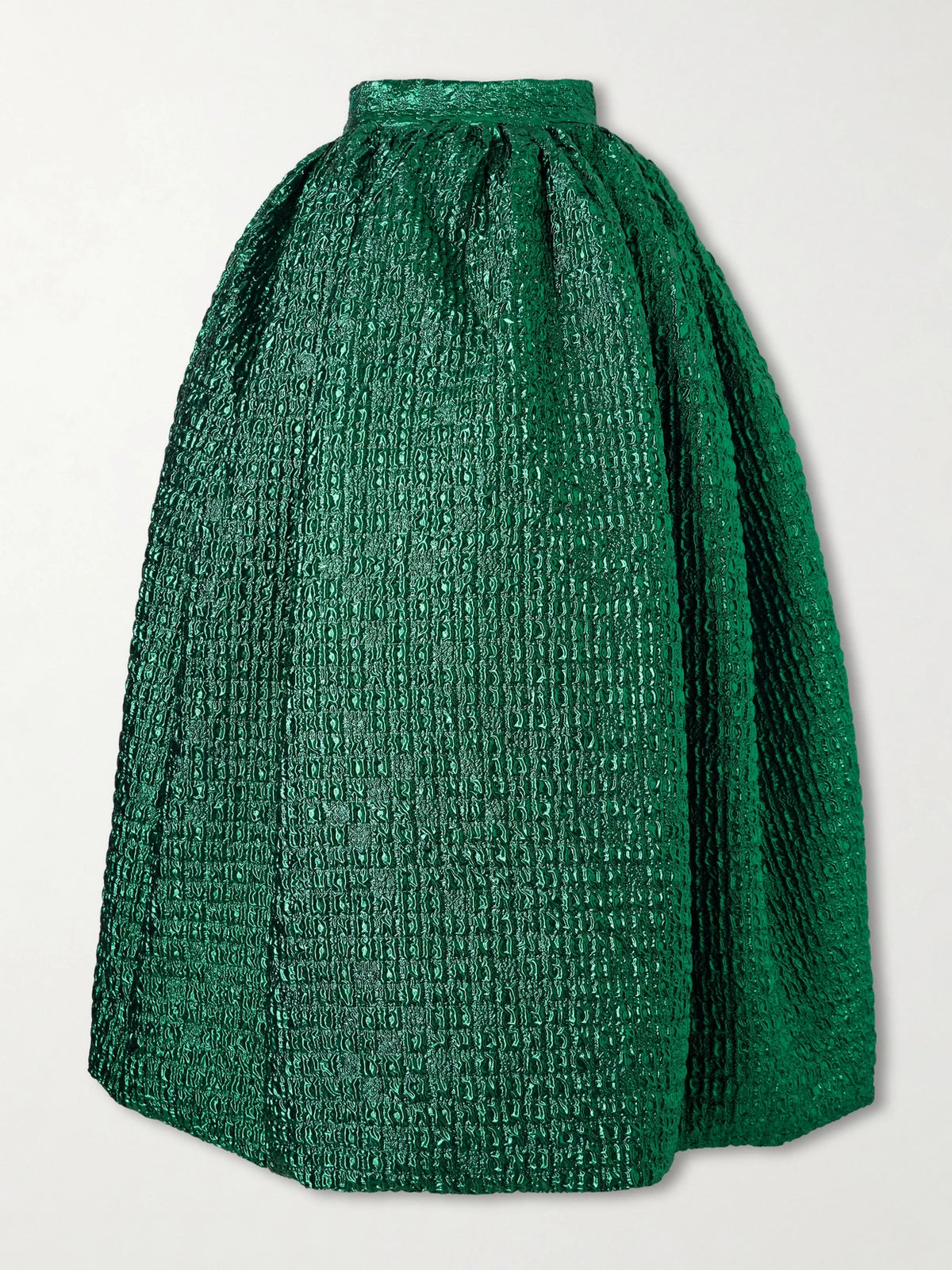 Cloqué Maxi Skirt