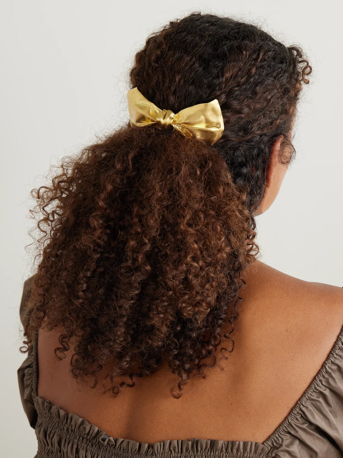 Image of Accessories. Product name - Gold-plated Bow Hair Comb in Multi colour by brand - Completedworks