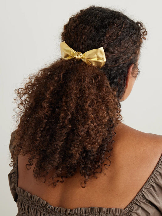 Image of Accessories. Product name - Gold-plated Bow Hair Comb in Multi colour by brand - Completedworks