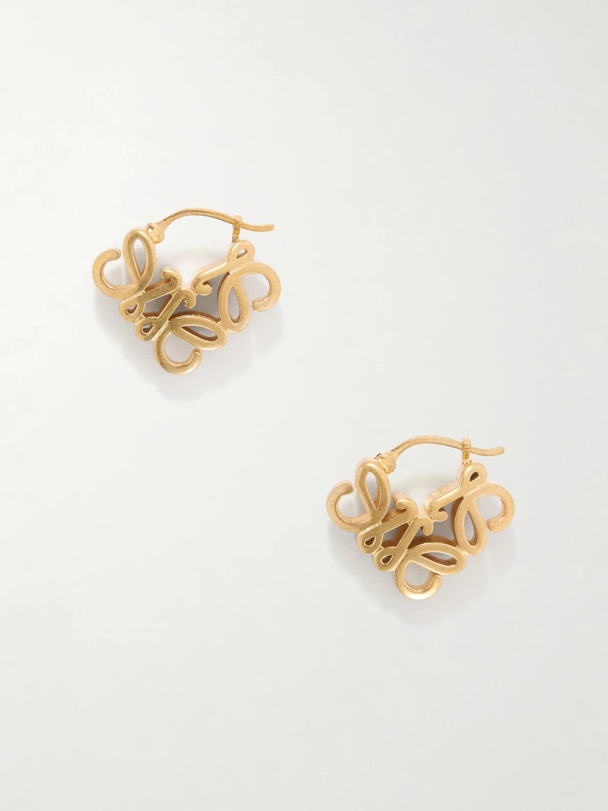 Anagram Bombé Gold-tone Earrings