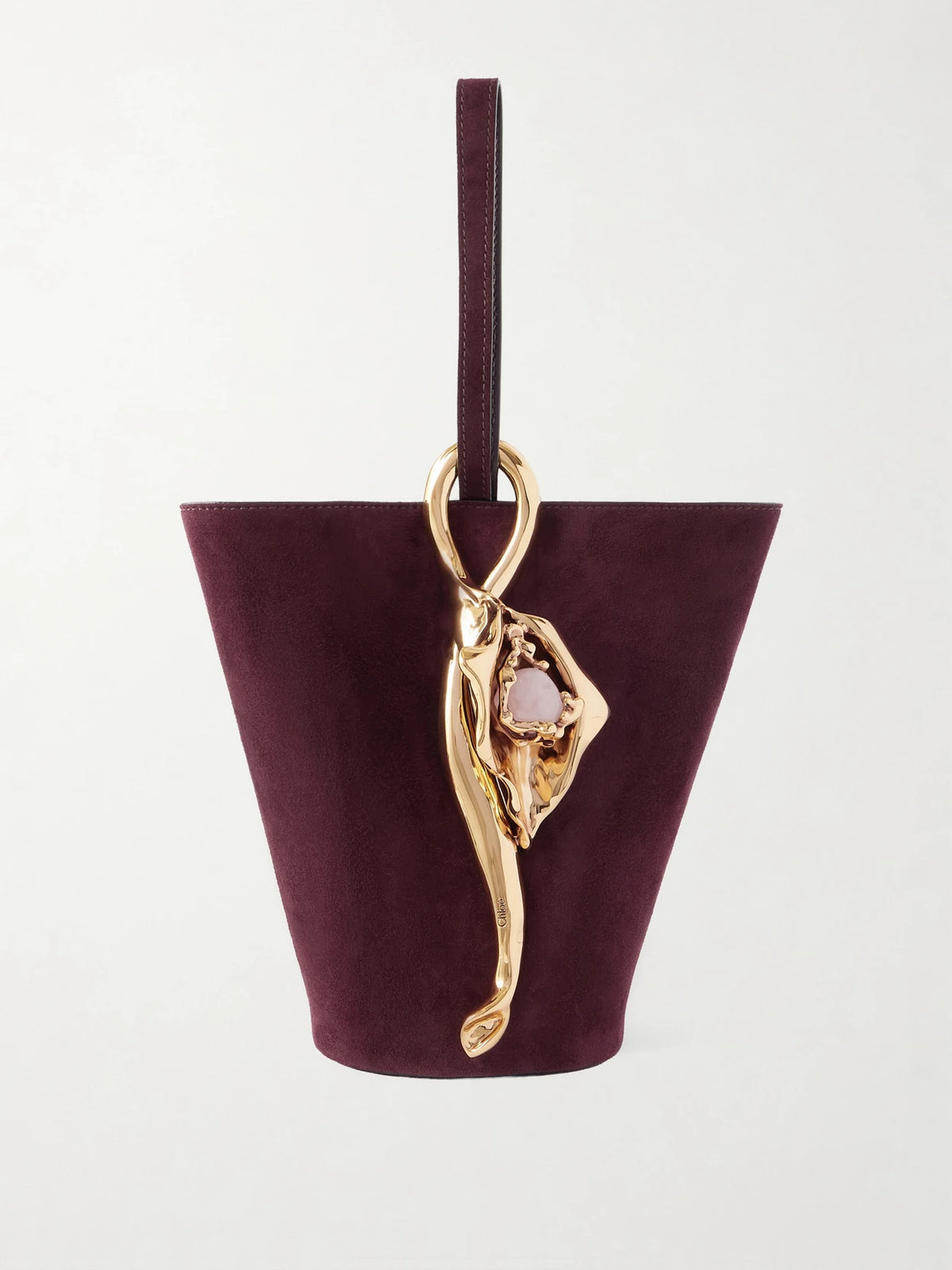 Eden Treasure Embellished Suede Tote