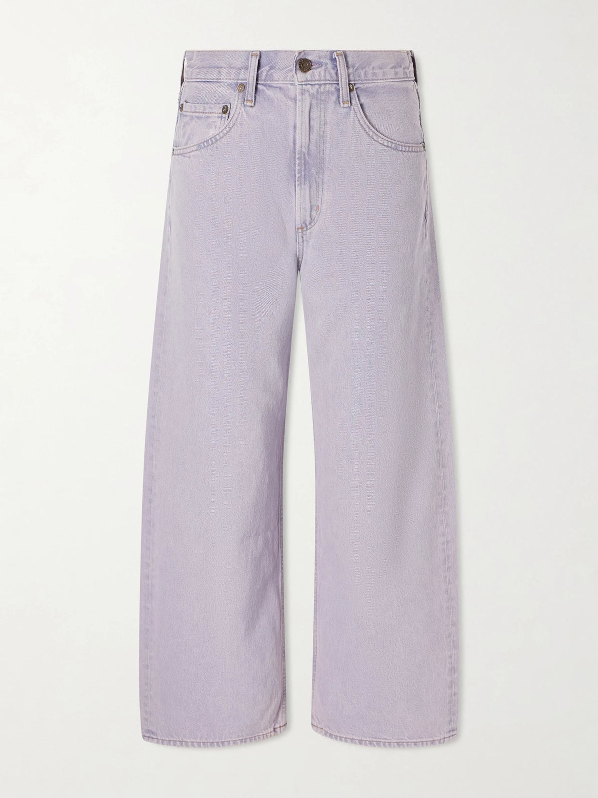 AGOLDE Low Curve Crop High-rise Barrel-leg Jeans