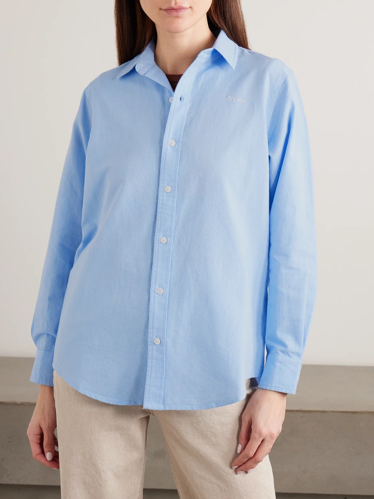 The Bestie Embroidered Cotton Shirt