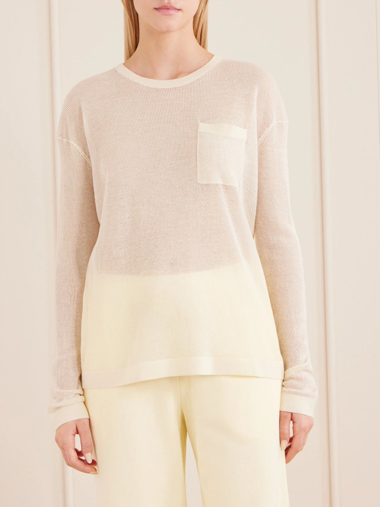 Wsh Crocheted Cashmere Sweater