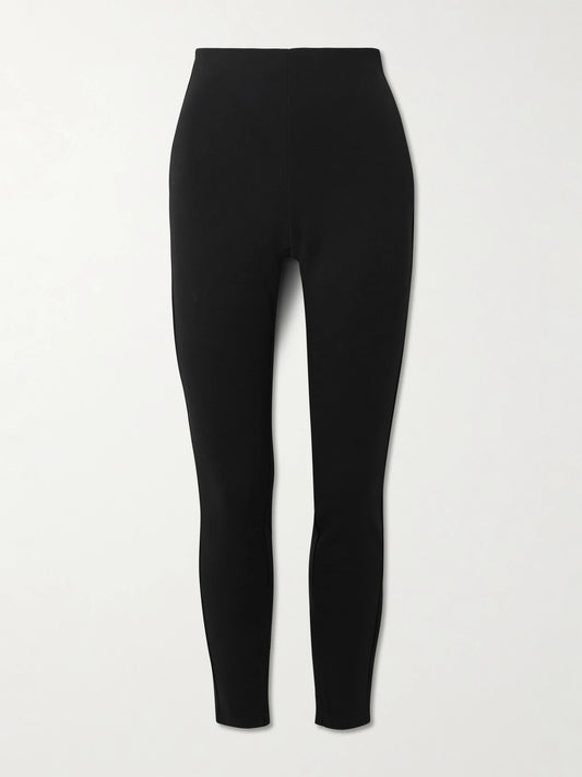 Image of Sleepwear & Loungewear. Product name - Baselayers High Waist Leggings - Obsidian in Black colour by brand - SKIMS
