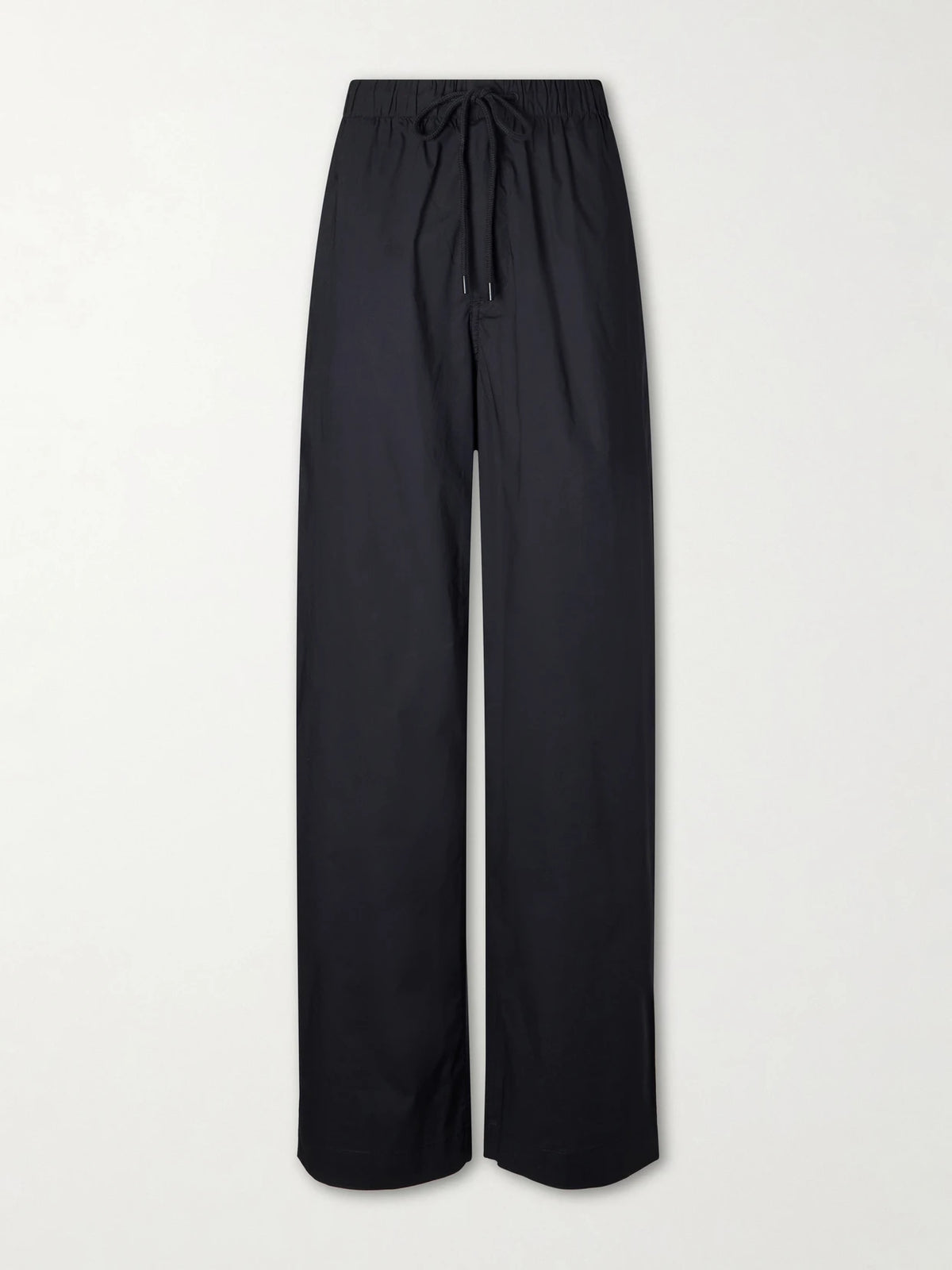Cotton-blend Straight-leg Pants