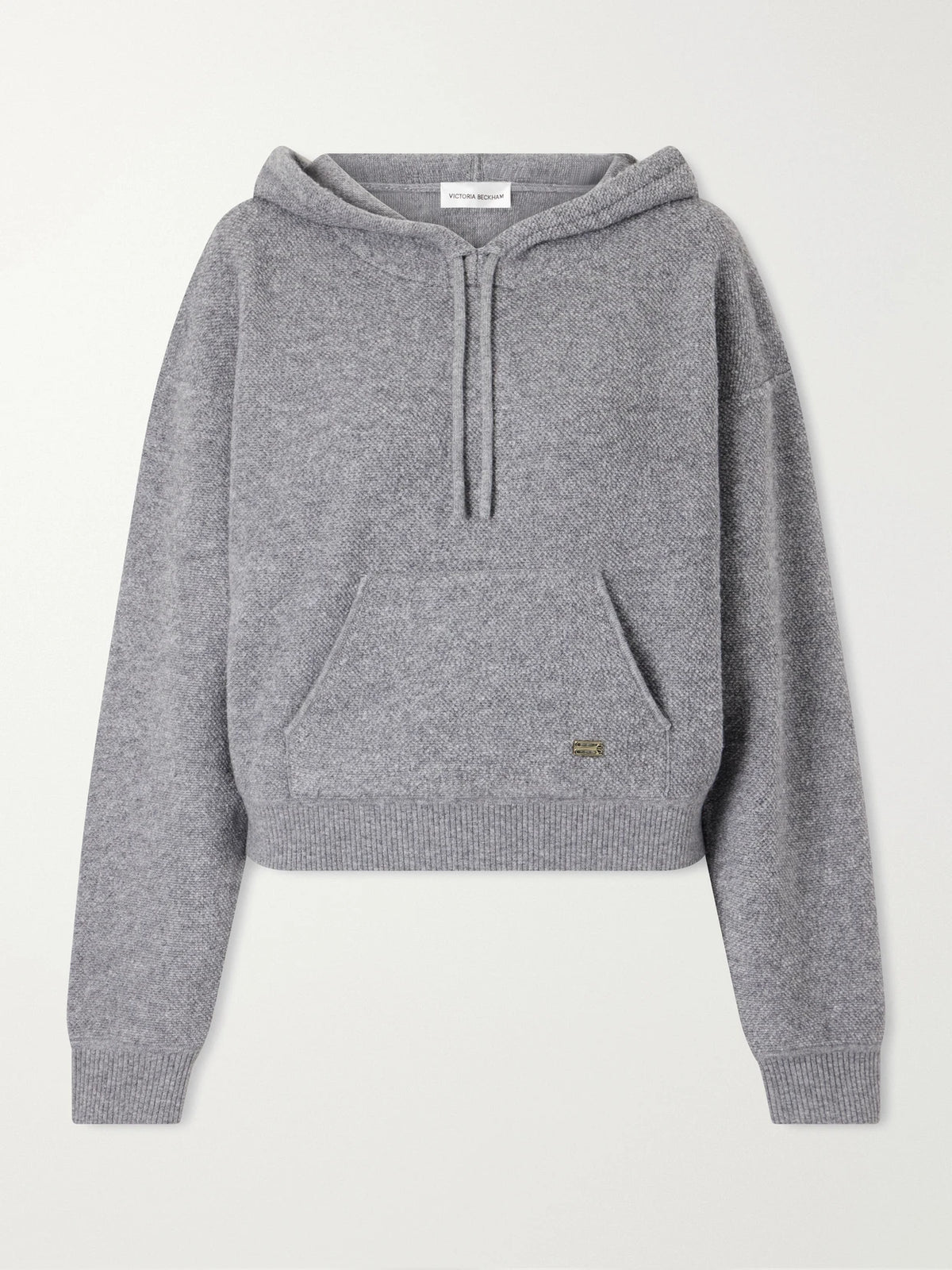 Victoria Beckham Lana Stretch Wool And Cashmere-blend Hoodie