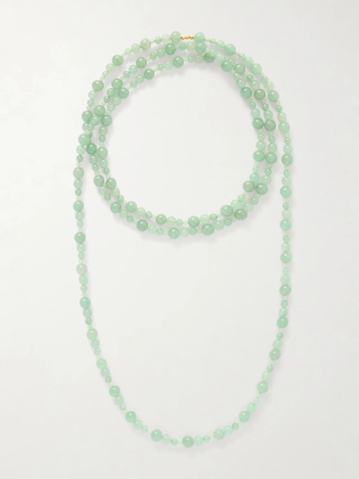 Veda Gold-tone Aventurine Necklace