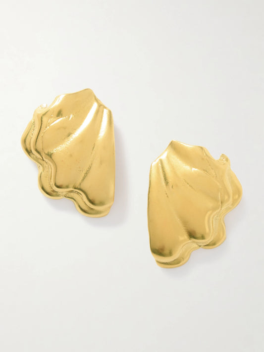Ocean Gold-plated Earrings