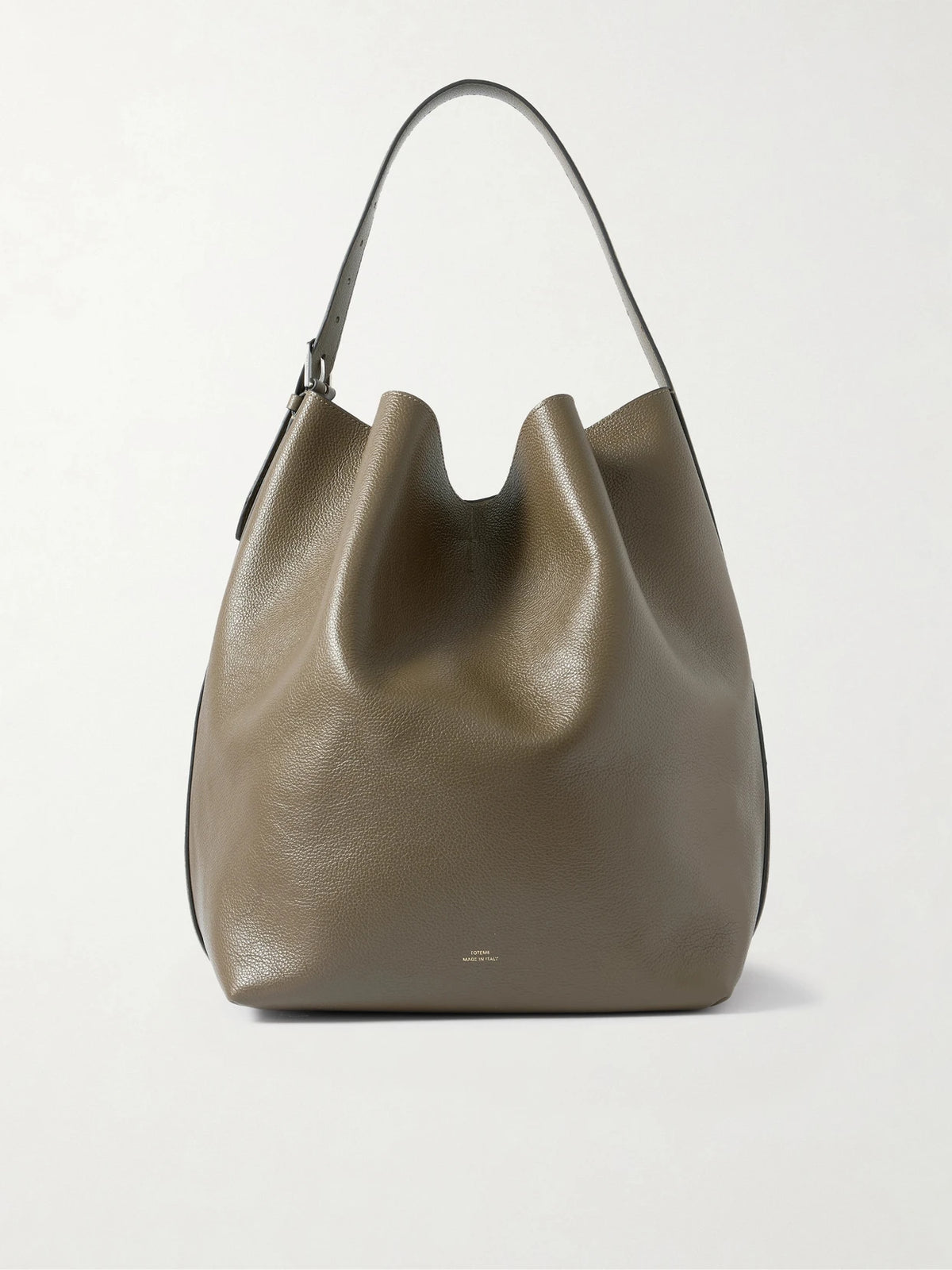 Textured-leather Tote